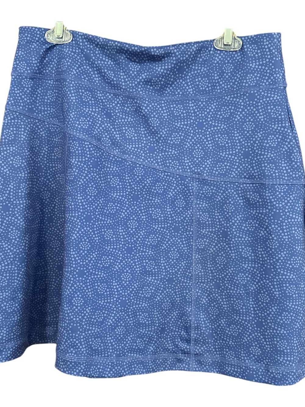L. L. Bean Athletic Tennis Skirt Blue White Coastal Scuba NWOT L